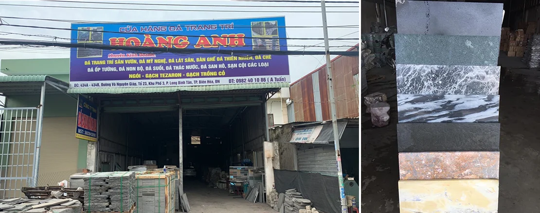 banner cửa hàng Hoàng Anh Stone